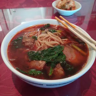 Spicy Beef Noodle Soup