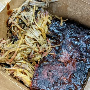 April 17 2021. Pulled pork and ribs.