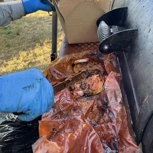 Unpacking spare ribs