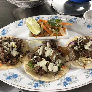 Bulgogi beef tacos