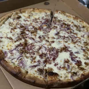 Chicken Bacon Ranch Pizza