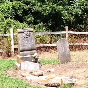 Private graveyard of local farmers at the time circa 1800s