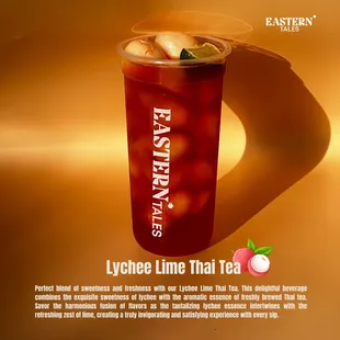 Lychee Lime Thai Tea