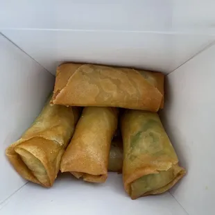 Egg rolls on the house