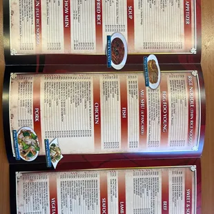 Menu as of 2/18/23