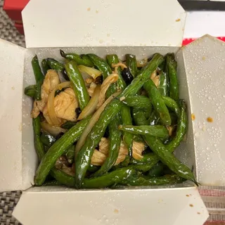 75. String Bean Chicken with Black Bean Sauce