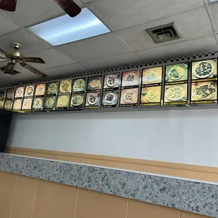 Old school menu photos