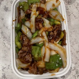 Pepper Steak with Onions