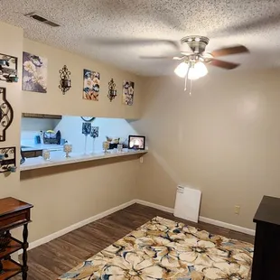 Once again a spacious dining room which is my favorite part