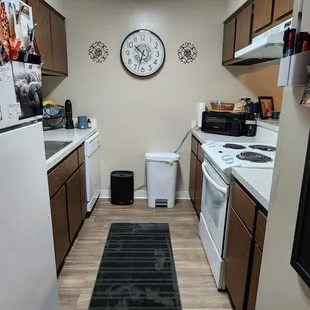 The kitchen is large with lots of counter space and set up very nice