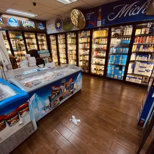 the inside of the store