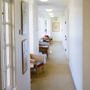 Upstairs hallway to guest rooms.