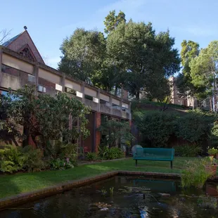 The Parsons Pond and garden.