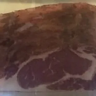 Ready to cut to preference ribeye