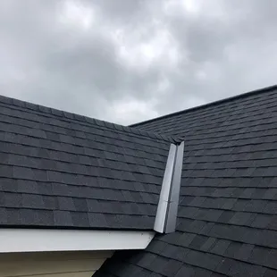 Residential Roof Replacement Material: Certainteed Landmark Color: Moire Black