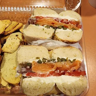 Bagel Sandwiches