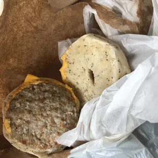 Egg and Cheese Bagel