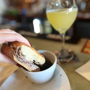 Prime French Dip Sandwich