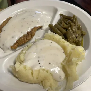 Lunch chicken fried steak