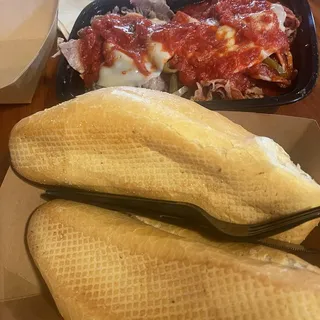 Hot Roast Beef, Pastrami & Cheese