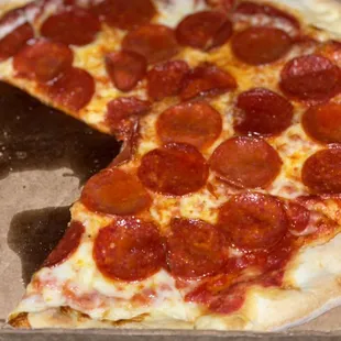 12inch pepperoni pizza. Dough a little too thin this time but good.  9/9/23