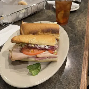 Turkey &amp; Cheese Hot Baked Sub