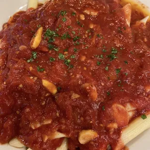 Penne Pasta with Marinara Sauce