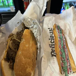 Mushroom cheesesteak