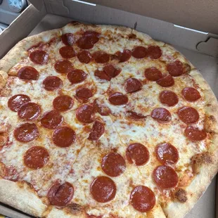 Large NY Cheese and Pepperoni Traditional New York Style Pizza