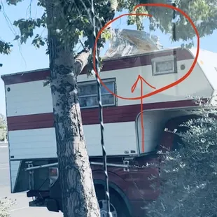 This is where it is peeled back!