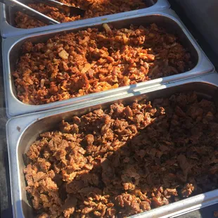 Perfectly prepared taco meat.