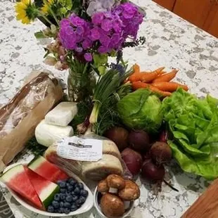 Another great haul from the Eastwood Village Farmer's Market.