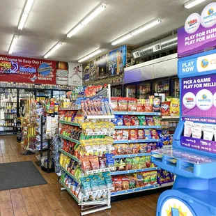 the inside of a grocery store