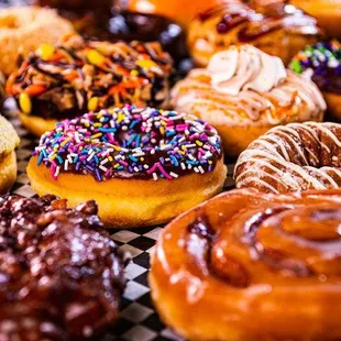 a variety of doughnuts