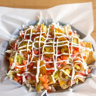 nachos, food