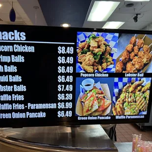 Food menu