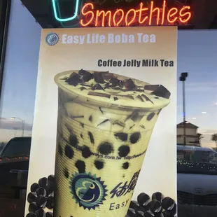 Coffee Jelly Milk Tea