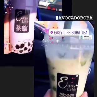 Taro Smoothie W/boba