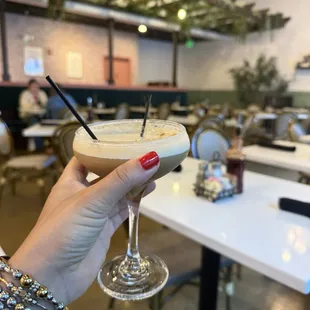 Pumpkin spice espresso martini