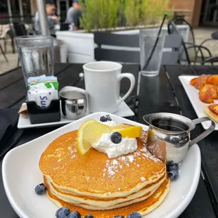Lemon Ricotta Pancakes; absolutely delicious!