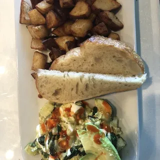 Green Veggie Scramble