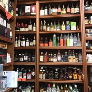 Amazing selection of alcohol
