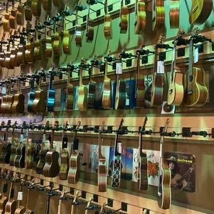 Ukuleles galore