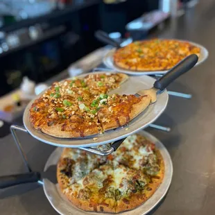 Basillico, Dehli-sioso and Bangkok pizzas