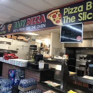 the front of the restaurant