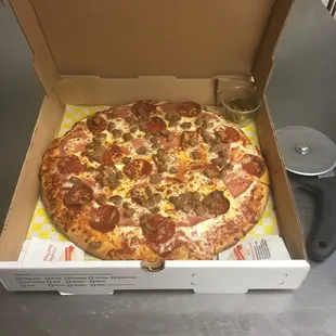 pizza, food