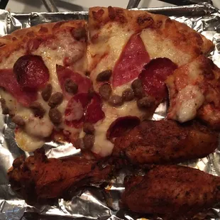 pizza, food