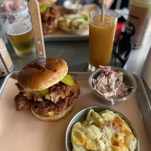 Nashville hot chicken sandwich