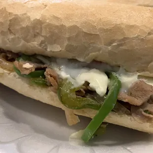 Philly Cheese Steak Poboy