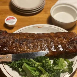 Full rack of Baby Back Ribs!